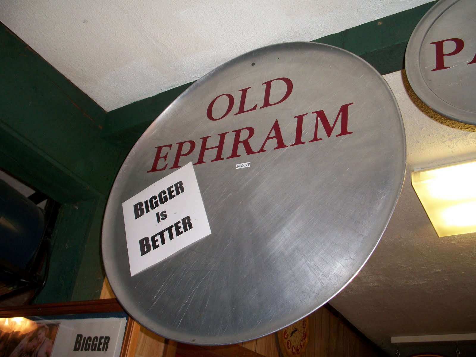 Paper Badge Bear Lake Pizza Trip