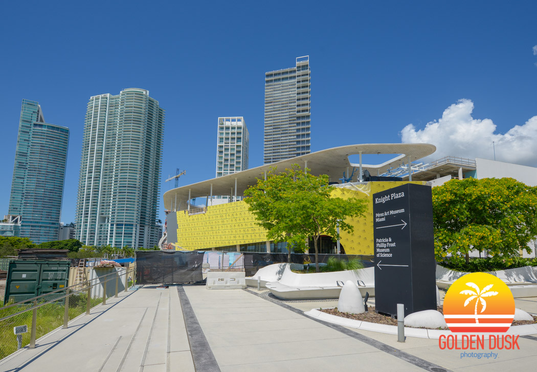 Frost Museum of Science Construction Photos — Golden Dusk Photography