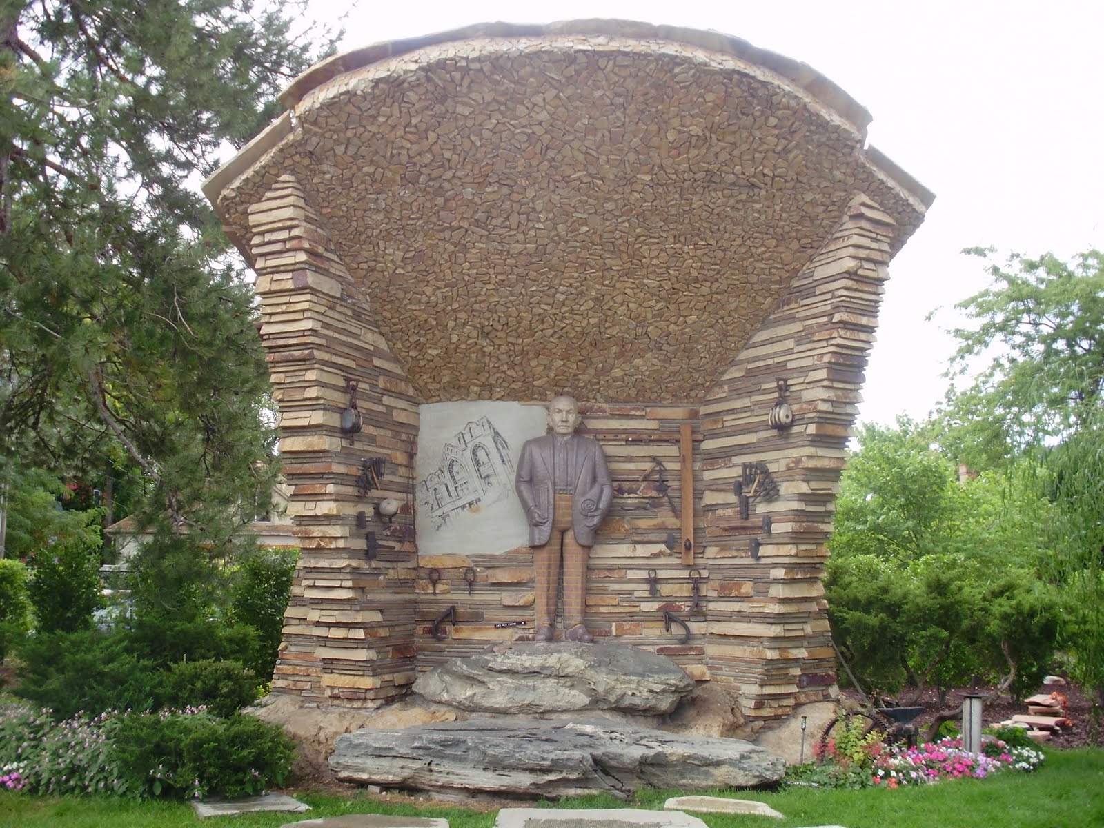 Life at 55 mph Gilgal Sculpture Garden in Salt Lake City, Utah (click