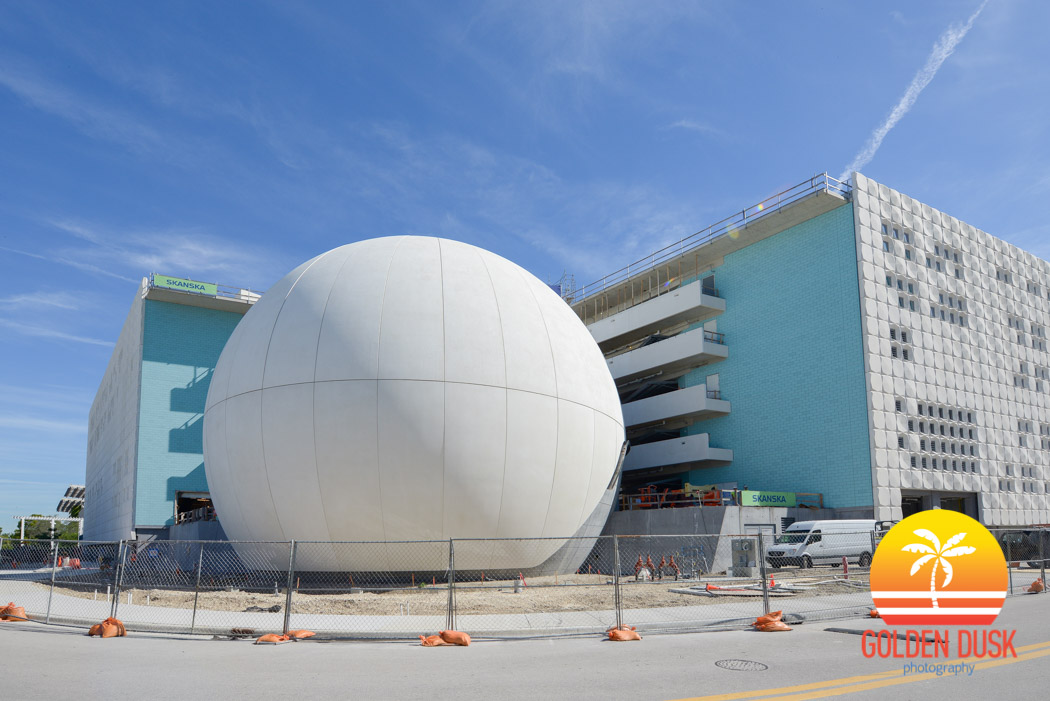 Frost Museum Of Science Construction Progress Photos — Golden Dusk
